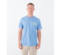 Hurley Mens Divide T-Shirt, Aquifer HTR, L EU