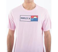 Hurley Mens Evd Box Waves T-Shirt, Lollipop HTR, L EU