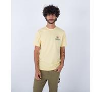 Hurley Men's Evd Exp Cosmic Groove S/S T-Shirt, Eggshell, S