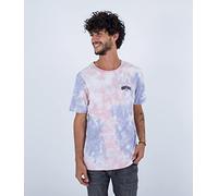 Hurley Men's Evd Tie Dye Groove S/S T-Shirt, Flamingo, S