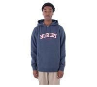 Hurley Men's Flow Pullover Hooded Sweatshirt, Heather Indigo, S
