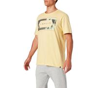 Hurley Men's Frame Work Palm Prm Tea SS T-shirt Short Sleeve Shirt, Lemon Yellow