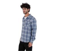 Hurley Mens Long Sleeve - Axe Flannel Shirt, Blue, XXL EU