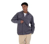 Hurley Mens Long Sleeve - Lido Cord Shirt, Gray, S EU