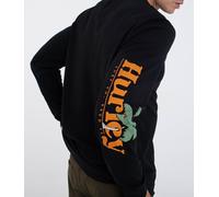 Hurley Mens Long Sleeve Oz T-Shirt, Black, XXL EU