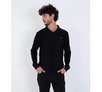 Hurley Mens Long Sleeve Polo - Icon Shirt, Black, S EU