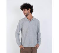 Hurley Mens Long Sleeve Polo - Icon Shirt, Grey, XXL EU