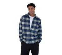 Hurley Mens Long Sleeve - Portland Heavyweight Flannel Shirt, Blue, XS EU