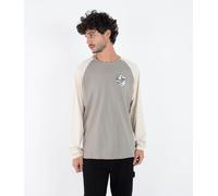 Hurley Mens Long Sleeve Tattoo T-Shirt, Green, L EU