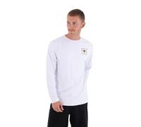 Hurley Regular Bolud Long Sleeve Rash Guard White M Men