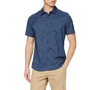 Hurley Men's M Dri-Fit Marwick Stretch S/S Shirt, Obsidian, XL