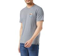 Hurley Men's M Evd Pacific Mt Est Ss Shirt, Smoke Grey, S