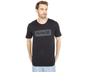 Hurley Men's M Evd Wsh Oao Boxed Texture Ss Shirt, Black, S