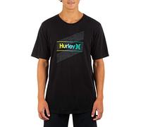 Hurley Men's M Evd Wsh Oao Slashed Ss Shirt, Black, S