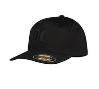 (L/XL) Hurley Men's Flexfit Curve Cap ~ One & Only Black Black