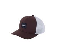 Hurley Mens M Warner Trucker Hat Cap, Sepia Stone