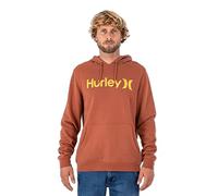 Hurley Men's OAO Solid Summer Po Sweatshirt, Zion Rust, L
