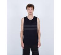 Hurley Mens Oceancare Stripes Tank Top, Black HTR, L EU