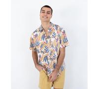 Hurley Mens One and Only Lido Stretch Shirt, White Combo, S EU