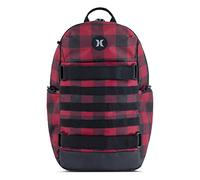 Hurley Mens' One and Only Skateboard Backpack, Rhythmic Red, One Size, One and Only Skateboard Backpack