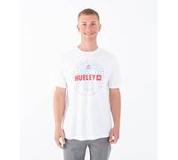 Hurley Mens Palm World T-Shirt, White, L EU