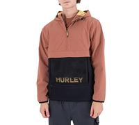 Hurley Men's Phantom+ Packable Parka Jacket, Zion Rust, S
