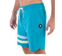 Hurley Men's Phntm Blck Prty Rngd 18 Swim Trunks, Total Turquiose, 34