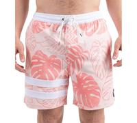 Hurley Men's PHNTM ECO Block Party Volley 17 Board Shorts, Candy Pink, M