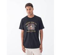 Hurley Mens Poison and Palapas Slub T-Shirt, Black, M EU