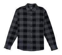 Hurley Men's Portland Knit Flannel Shirt, Black, M