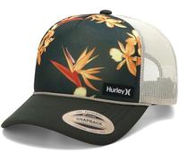 Hurley Mens Rincon Trucker Hat - Breathable Mesh Sides, Curved Bill, Adjustable Snap Closure - Trucker Hats for Men, Vintage Green, One size