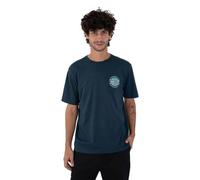 Hurley Mens Short Sleeve Filler T-Shirt, Blue, XS EU