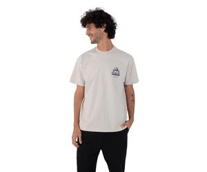 Hurley Mens Short Sleeve Global Fire T-Shirt, Bones, XL EU