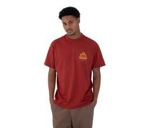 Hurley Mens Short Sleeve Global Fire T-Shirt, Red, S EU