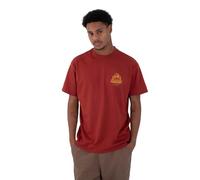 Hurley Mens Short Sleeve Global Fire T-Shirt, Red, XXL EU