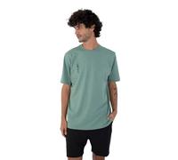 Hurley Mens Short Sleeve H2o Dri Storm Chasing T-Shirt, Green, S EU