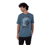 Hurley Mens Short Sleeve H2o Dri Wave Mandala T-Shirt, Gray, S EU