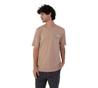 Hurley Mens Short Sleeve Harbor T-Shirt, Brown, XXL EU
