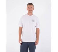 Hurley Mens Short Sleeve Printing Press Lolo T-Shirt, White, L EU