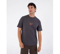 Hurley Mens Short Sleeve Printing Press Rubel T-Shirt, Grey, M EU