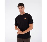 Hurley Mens Short Sleeve Printing Press Surfwar T-Shirt, Black, M EU