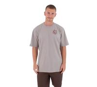 Hurley Mens Short Sleeve Tattoo Trudy Tiger T-Shirt, Grey, M EU