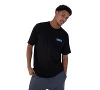 Hurley Mens Short Sleeve Throwback Fill T-Shirt, Black, XS EU