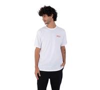 Hurley Mens Short Sleeve Throwback Fill T-Shirt, White, S EU