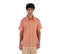 Hurley Printing Press Coconut Short Sleeve Shirt Orange L Men