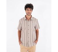 Hurley Mens Short-Sleeved Printing Press Hips T-Shirt, White, S EU