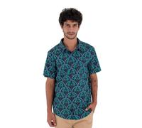 Hurley Mens Short-Sleeved Printing Press Palm T-Shirt, Black, M EU