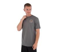 Hurley Regular Bolud Short Sleeve Rash Guard Grey M Men