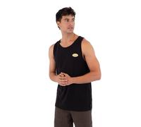 Hurley Mens Tank Top Printing Press Vasce T-Shirt, Black, M EU