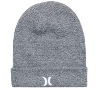 Hurley Men's Winter Hat - Icon Cuffed Beanie, Cool Grey Heather, One Size